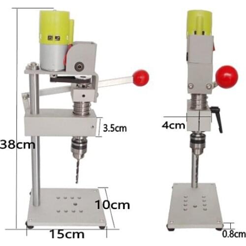 12-24V Mini Bench Drilling Milling Machine Household Multifunctional Electric Drill DIY Precision Drilling Milling Machine