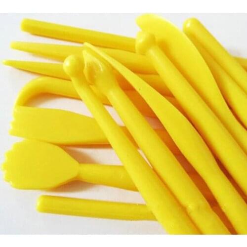 14pcs/set Crafts Clay Modeling Tool Plastic Clay Sculpting Set Plasticine Shaping DIY Handmade Crafts Tool Supplies