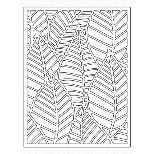 2021 AliliArts Metal Cutting Dies Leaves frame diy Scrapbooking Photo Album Decorative Embossing PaperCard Crafts Die