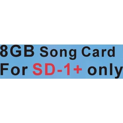 8GB Song Card Chinese MTV Karaoke songs For Karaoke Player Magic Karaoke Sing Microphone SD-1