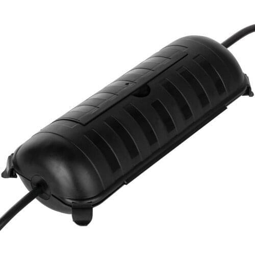 ABS Electrical Extension Cord Cable Safety Junction Box Protector LED Strip Outdoor Safety Seal Weatherproof Green Connector Box