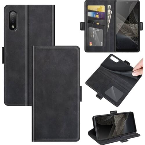 Case For Sony Xperia Ace II Leather Wallet Flip Cover Vintage Magnet Phone Case For Sony Xperia Ace II Coque