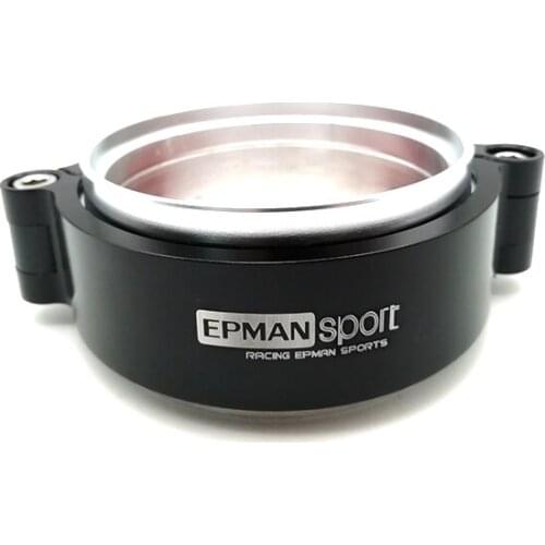 For 3 inch Turbo Dump Pipe CNC Aluminum Exhaust V-band Clamp w Flange Assembly