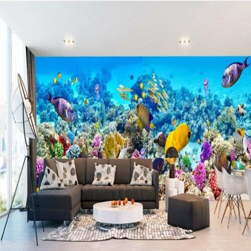 Photo wallpaper 3D stereo custom mural dream underwater world theme museum full space background wallpaper