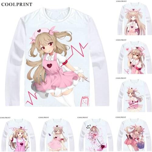 Natori Sana Sana Channel T Shirt Virtual Youtuber Vtuber Artificial Intelligence AI T-shirt Vintage Printed Long Sleeve Shirts
