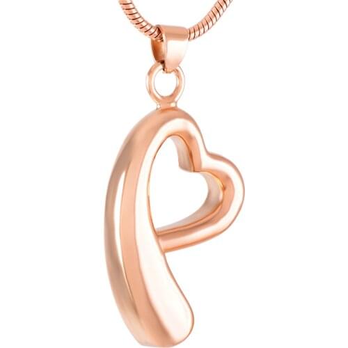 IJD8522 lovely heart Stainless steel memorial ash keepsake cremation jewelry,Pet(dog cat)unisex cremation urn pendant