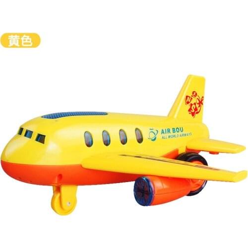 Inertial Aircraft Dazzling Toy Simulation Aircraft Light Music Cool Small Passenger Aircraft Air Helicopter mini toys cars