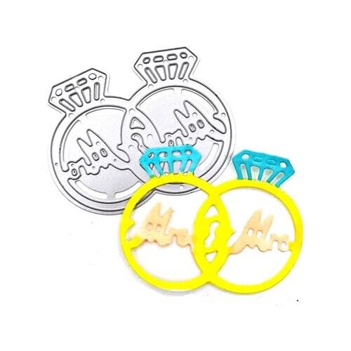 Julyarts Diamond Ring New Dies Fustelle For DIY Scrapbooking/Photo Album Decorative Embossing DIY Paper Cards