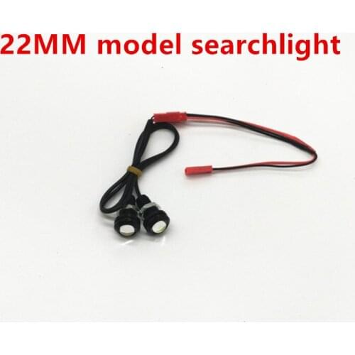 Simulation model of RC lamp bright LED lamp feet climbing short card off-road light searchlight DIY car navigation light