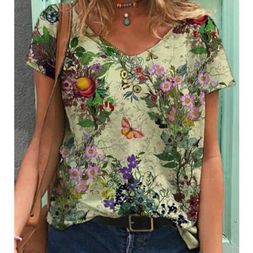 Fashion Summer Women T-Shirt Casual Print T Shirts Women Blusas Harajuku Ladies Tops Tee Camiseta Mujer Tshirt Woman Clothing