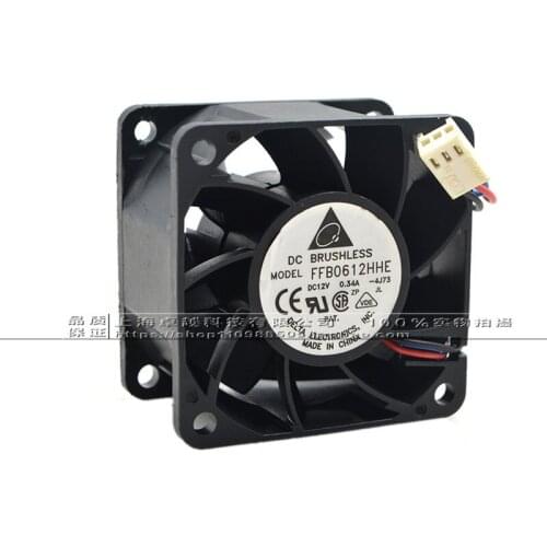 New original 6038 6CM FFB0612HHE 24V 0.34A large air volume double ball cooling fan