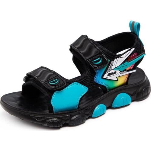 Boys サンダル Beach Shoes 2021 Student Casual Sandals Summer New Solid Soft Bottom Girls Sports босоножки Fashion Shoe For Kids