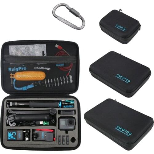 Portable Carry Storage Bag Protective Case Box 3 Size Handbag For GoPro Hero 9 8 7 6 5 4 3Xiaomi YI Sjcam Accessories Camera Bag