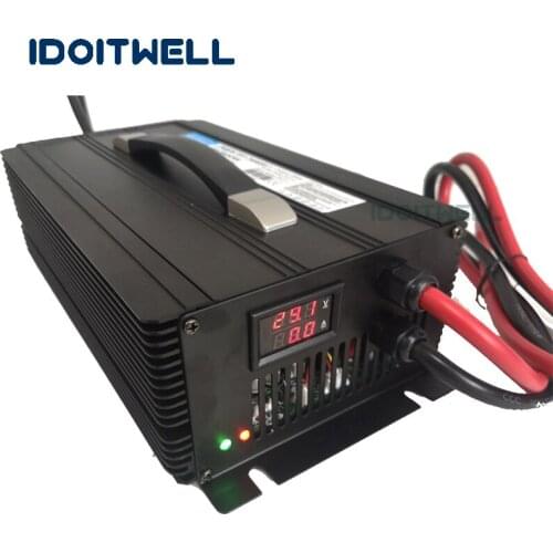 Professional Custom 36V batteries charger 36V 45A Automatic 36 volt lead acid lifepo4 lipo lithium battery charger with display