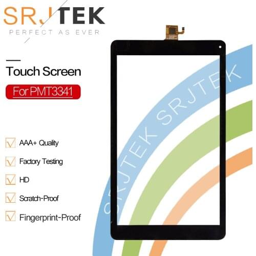 Srjtek 10.1" Touch Screen For Prestigio MultiPad Wize 3341 3G PMT3341 3G Digitizer Glass Sensor Panel Touchscreen Replacement