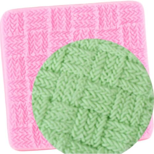 Knitting Lace Silicone Mold Cake Border DIY Fondant Cake Decorating Tools Chocolate Gumpaste Moulds Polymer Clay Candy Molds