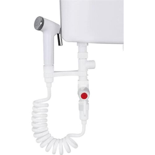 Bathroom Shower Toilet Bidet Spray Gun Handheld ABS Bidet Sprayer Bidet Attachment Faucet Hose Set Bidet Nozzle Flushing Kit