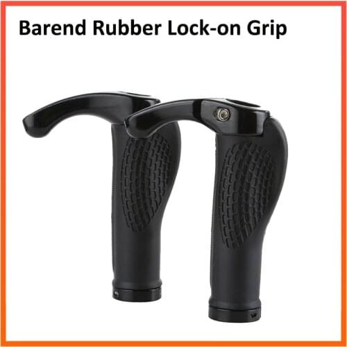 Bicycle Grips Ergonomic MTB Mountain Bike Aluminum Rubber Handlebar Grips 2.2cm MTB Aluminum Barend Rubber Lock-on Grip 2pcs