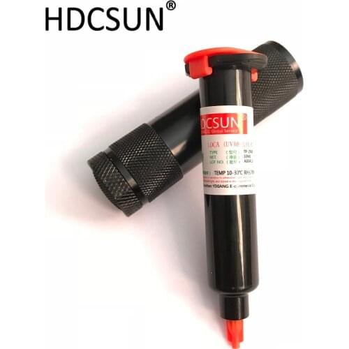 High quality tp2500 uv glue UV Glue LOCA Liquid Optical Clear Adhesive + 9 LED UV Flashlight UV Curing Adhesive for lcd repair