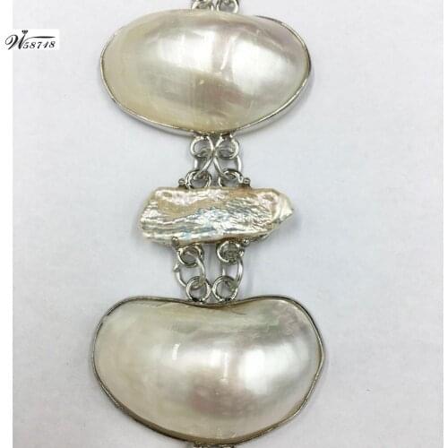 W58718 White Bracelets