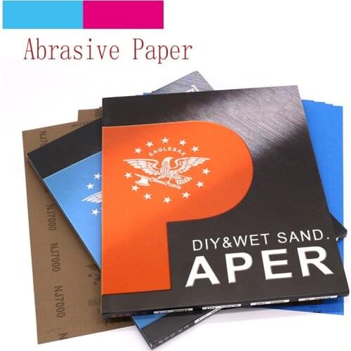1pcs Polishing Sanding Wet/dry Abrasive Sandpaper Paper Sheets Surface Finishing Made Grit 80-10000 Abrasive T