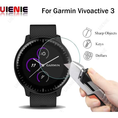 4PCS Tempered Protective Film For Garmin vivoactive 3 Smart Watch Screen Protector ForGarmin vivoactive 3 Anti-Scratch Film