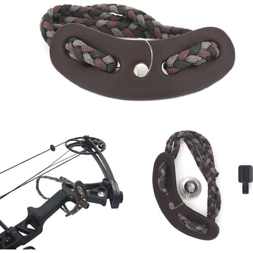 Bow & Arrow Archery Bow Wrist Sling Entertainment Strap Durable Braided Rope For Compound Bows Hunt VNH6 Hunting