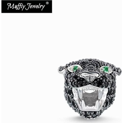 Leopard Panther Beads,2019 Rebel Street Europe Style Karma Jewelry,Good Jewelry Necklace Bracelet, 925 Sterling Silver Gift