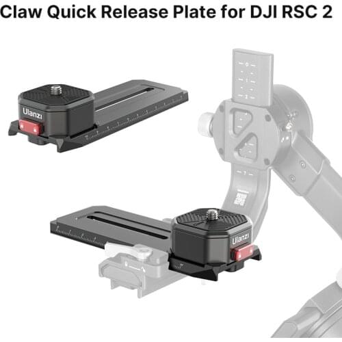 Ulanzi R085 Quick Release Plate for DJI Stabilizer Slider Lock Camera Plate for DJI RSC 2 Gimbal Camera Accessories