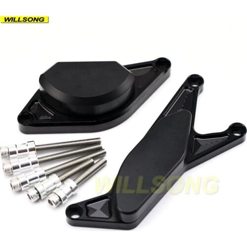 Engine Case Guard Cover Crash Protector Slider Generator Falling Protection For SUZUKI GSR 400/600/750 Motorcycle Accessories