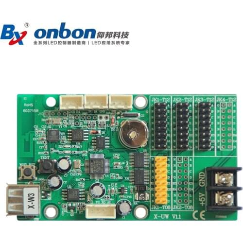 Control Card XW3 Single and Double Color LED Display Advertising Screen Control Card WiFi U Disk Graphic Control