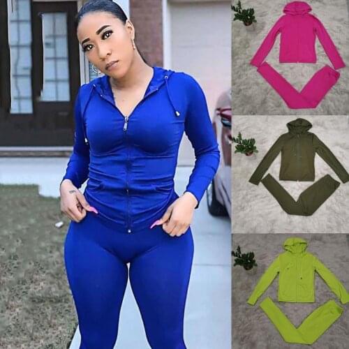 Two Piece Set Tracksuit Women Festival Clothing Fall Winter Top+Pant Sweat Suits Workout 2 Piece Outfits Matching Sets Plus Size