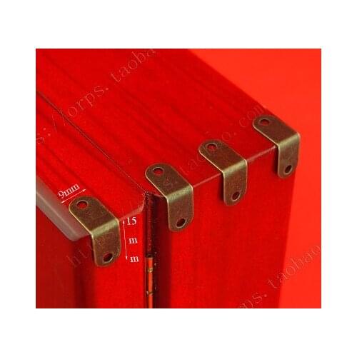 Hardware accessories Corner Brackets 15MM*9mm antique wooden box wrapping angle four corner protecting decorative