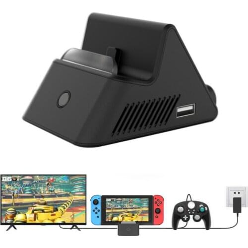 Mini Portable Charging Stand Switch Docking Station TV Converter Cooling Stand Bracket Play Stand Holder For Nintendo Switch