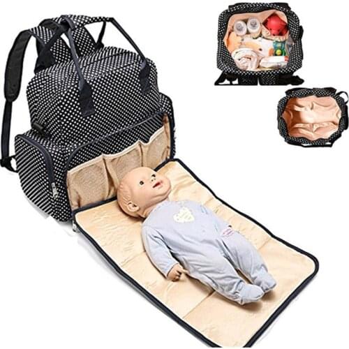 Multifunctional Mummy Bag Large Capacity Backpack Diaper Bag Waterproof Baby Nappy Bag With Changing Pad Stroller Bag Outgoing