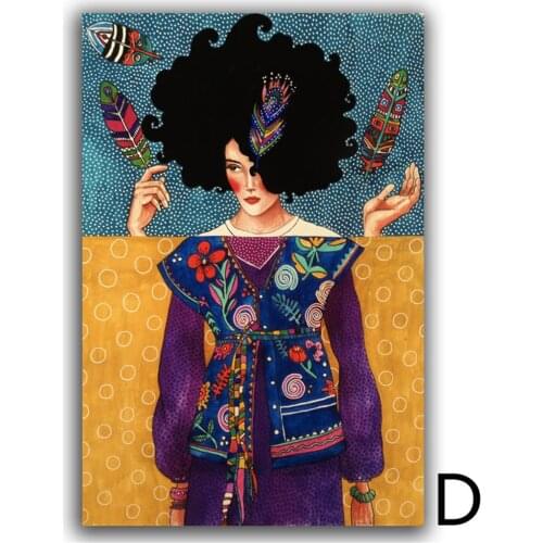 Abstract Hair Girl DIY 11CT Cross Stitch Embroidery Kits Needlework Craft Set Cotton Thread Printed Canvas Home Wholesale