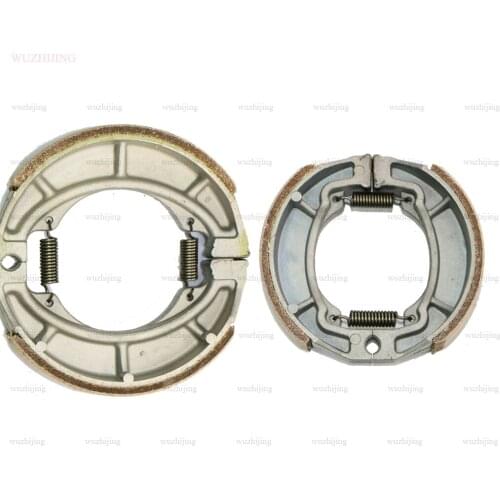 Brake Pad Shoe Drum set for SUZUKI TM 100 (74-75) 125 (73-75) TS 100 (73-75) 125 185 (71-73) Front Rear