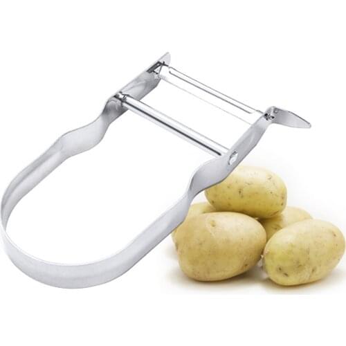 Stainless Steel Peeling Knife Fruit Peeler Creative Household Fruit U-shaped Apple Potato Planer Peeling Tool