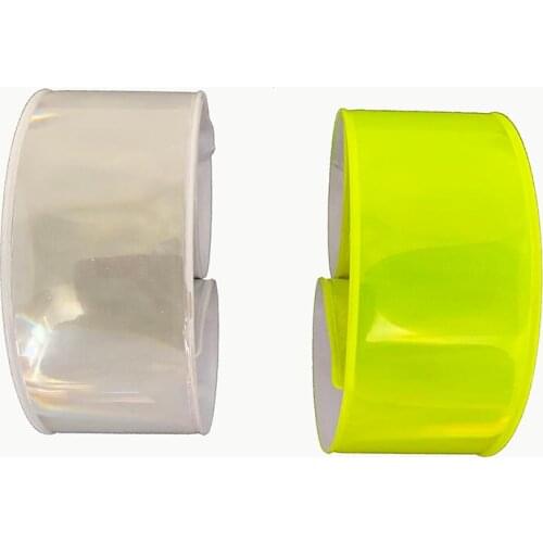 41CM 600 candle lights Reflective Wristband slap band bracelets armbands for running riding safety visibility