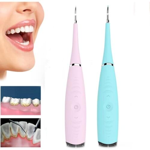 Rechargeable Electirc Dental Calculus Remover Sonic Tartar Teeth Stains Removal Device Oral Care Tool Waterproof Whiten Teeth