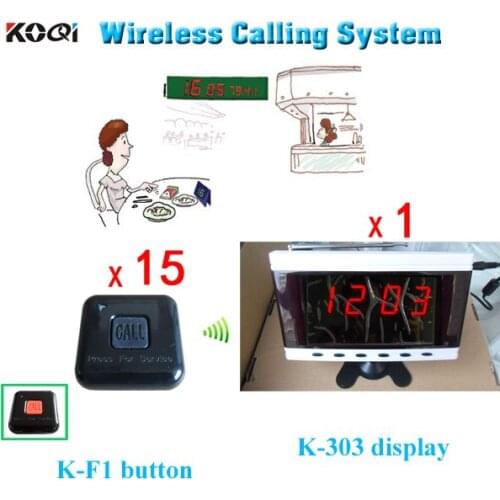 Paging System Wireless Digital Ccreens and Table Call Buzzers Waitress Calling System