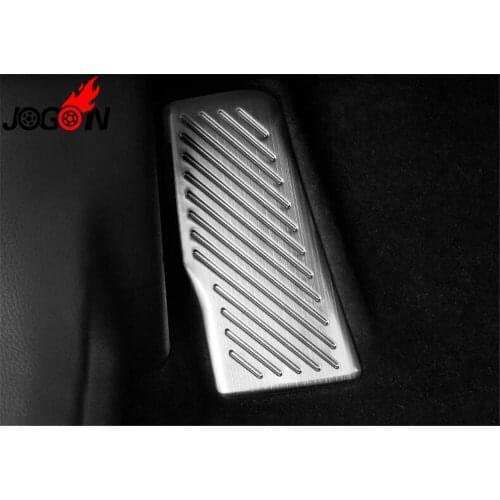 1pc Stainless Steel Footrest Foot Rest Pedal Pad Cover Trim Plate For Toyota Camry XV70 2017 2018 2019