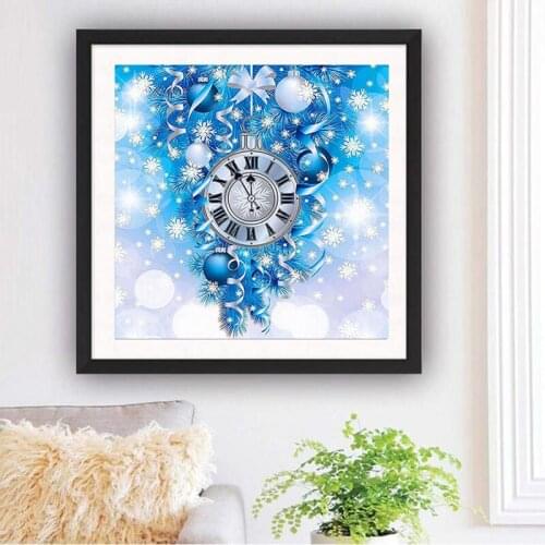 Full Square/Round Drill 5D DIY Diamond Painting clock Diamond Embroidery Cross Stitch Rhinestones mosaic Home Decoration FG1906
