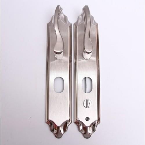 Stainless Steel Handle Lock Anti-Theft Thickened Door Handle Modern Minimalist Mute Handle Double Fast and Double Live