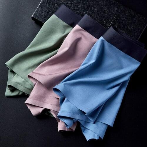 Shorts sexy underpants underwear mens hollow out separates scrotum design Modal cotton male underwear