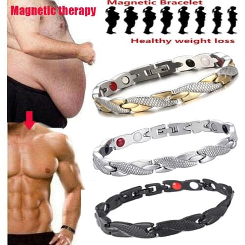 Sports Energy Slimming Bracelet Help Sleep Black Technology Negative Ion Fitness Bracelet Male Quantum Magnetic Therapy