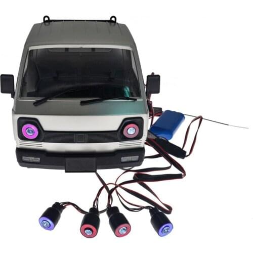 Bright Turn Signal Lamp Remote Control Cover Set LED Light for WPL D12 RC Truck Car Parts Accessories