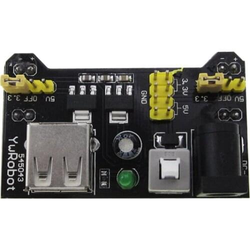 10pcs Breadboard Power Supply Module 3.3V 5V MB102 Solderless Bread Board