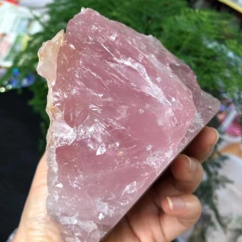 200-1000g Natural Pink Crystal RawSstone Energy Mineral Body Aquarium Home Decoration（Mainly Develop Happy Chakras