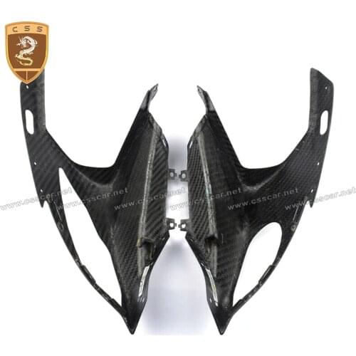 2015-2019 For BMW S1000RR Carbon Fiber Upper Front Nose Headlight Cover Fairing Cowl